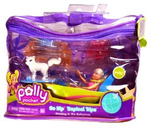 Mattel マテル社 Year 2006 Polly Pocket "So Hip Tropical Trips" Series 3-1/2 Inch Tall Doll Set - B|ワールドセレクトショップ