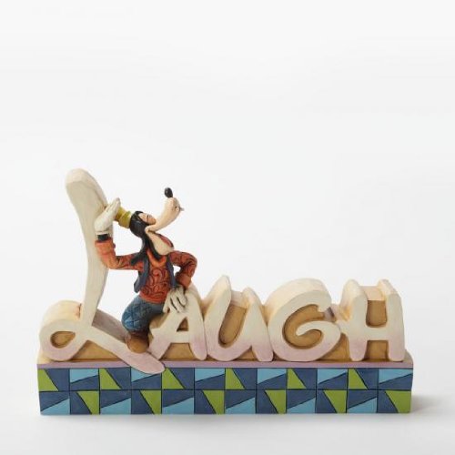 ディズニーフィギュア ディズニートラディション ジムショワ グーフィー "LAUGH" Jim Shore Disney 40328｜ワールドセレクトショップ