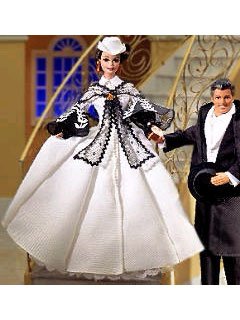 楽天市場 映画 風とともに去りぬ スカーレット オハラ バービー ブラック ホワイトドレス ワールドセレクトショップ