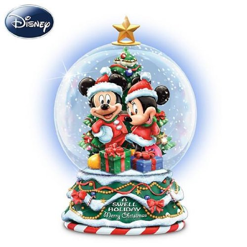 ディズニーフィギュア スノーグローブ ミニーマウス "A Swell Holiday Miniature" Snowglobe B0062JSF78|ワールドセレクトショップ