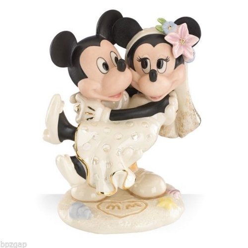 ディズニーフィギュア レノックス ミッキー ミニー "Minnie's Dream Beach Wedding" Lenox #836701｜ワールドセレクトショップ