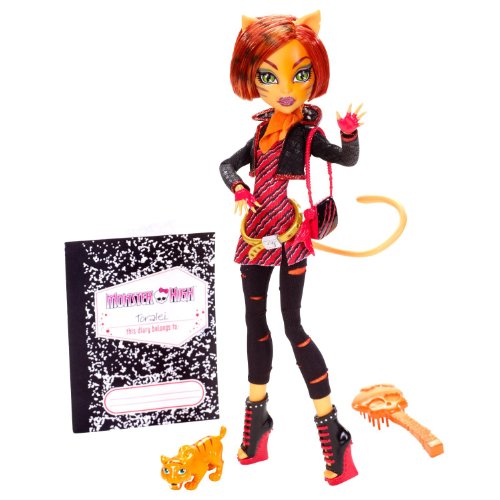 変わり種ご機嫌 虎ライ・縞模様 お人形さん (Monster High - Toralei Stripe) ベビー向けおもちゃ-おもちゃ