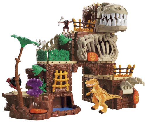 dinosaur toy house