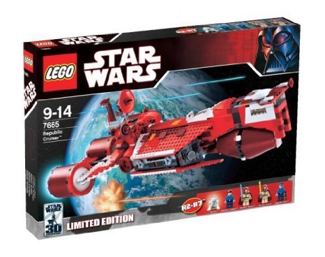 LEGO レゴ Star Wars スターウォーズ Republic Cruiser 7665 立ちはだかる 手あそび
