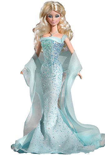 バービー Barbie Birthstone Doll March Aquamarine お人形さん あやつり人形 図形