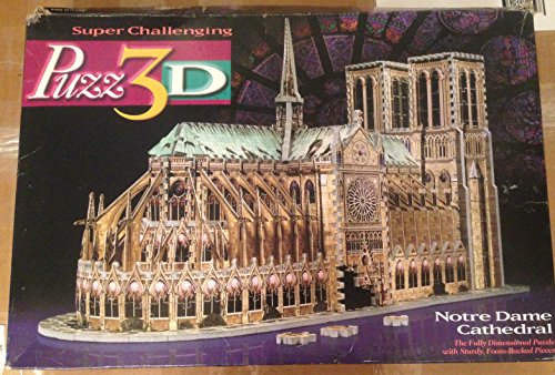 本格仕様の立体模型 ノートルダム大聖堂　３Dジグソーパズル　puzz 3d社 Amazon.co.jp: 本格仕様の立体模型☆ノートルダム大聖堂 3D