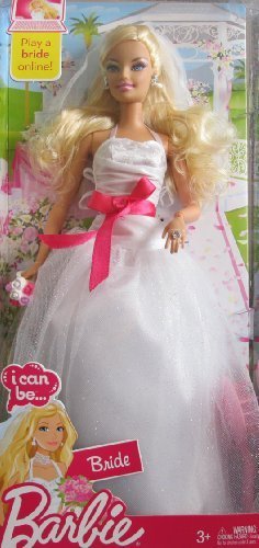 I Can Be... BRIDE Barbie Doll w On Line \