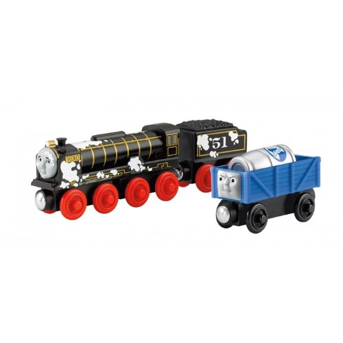 きかんしゃトーマス 木製軌跡続きもの HIRO\u0027S STICKY SPILL 市乳で覆われたヒロと鉄道車両 市乳バレル