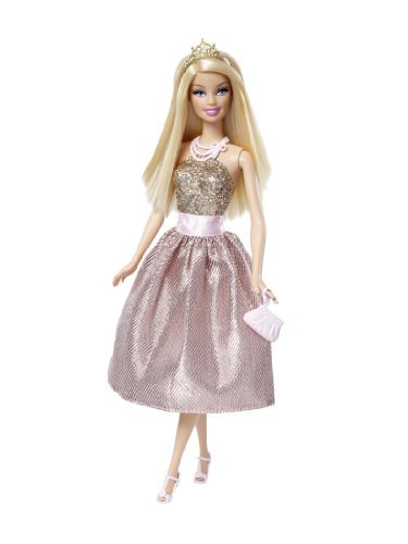 Barbie Princess Doll - Pink and Gold Dress by Barbie