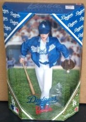 楽天市場】お取り寄せ MLB ドジャース バービー人形 1999年モデル