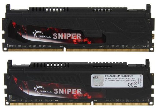 F3-2400C11D-16GSR　スナイパーシリーズ　DDR3 SDRAM DDR32400(PC319200)デスクトップメモリーモデル　G.