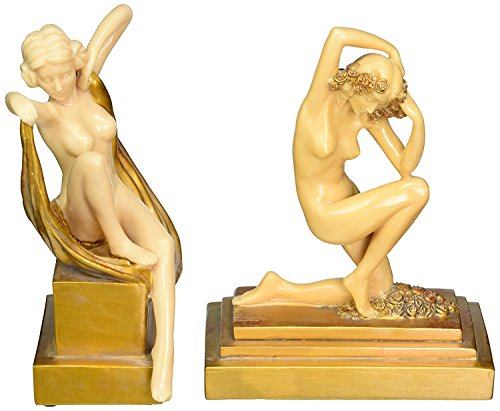 Design Toscano Palace du Trocadero Art Deco Sculptures Set of: Kneeling and Sitting