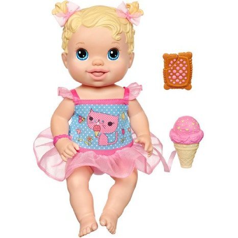 Baby Alive (ベビーアライブ) Yummy Treat Baby Doll お人形さん あやつり人形 図形 人形-ベビー向けおもちゃ-おもちゃ