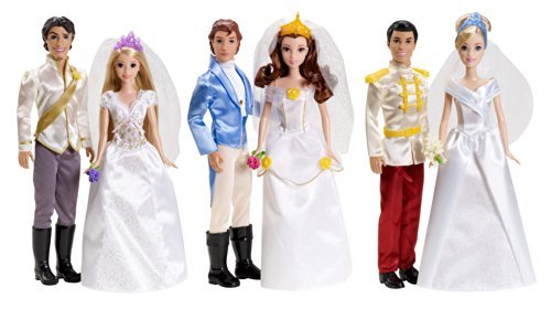 Disney Princess Fairytale Wedding 6-Doll Gift Set by Mattel｜ワールドセレクトショップ