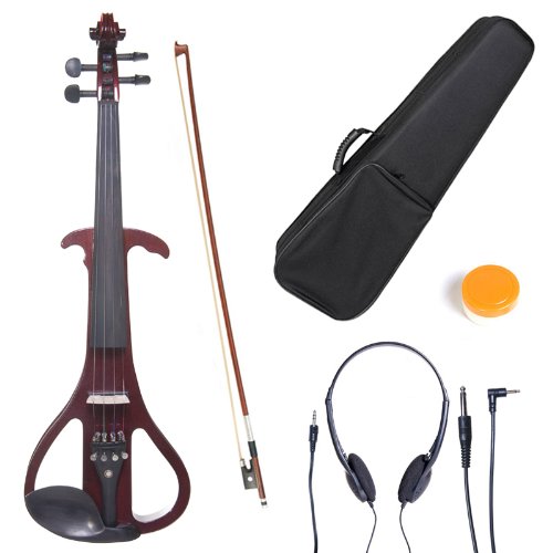 ソリッドウッドサイレント/エレクトリックバイオリン4/4サイズ Cecilio Amazon.com: Cecilio 4/4 Full Size Electric/Silent Violin