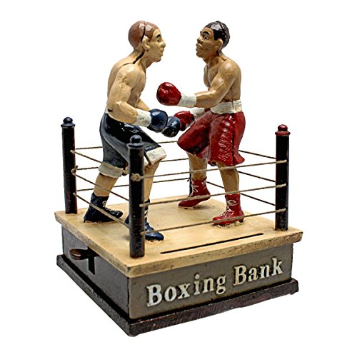 Design Toscano Battling Boxers Die Mechanical Coin Bank|ワールドセレクトショップ
