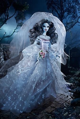 CHX12 HAUNTED BEAUTY ZOMBIE BRIDE Gold Label Barbie Doll by Mattel
