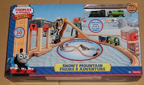 きかんしゃトーマス 木製軌跡 スノーマウンテン ８の字 冒険 snowy mountain figure 8 adven