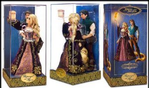 Disney (ウォルトディズニー)Designer Fairytale Rapunzel And Flynn Dolls 押さえる品 お人形さん あやつり人形 図形