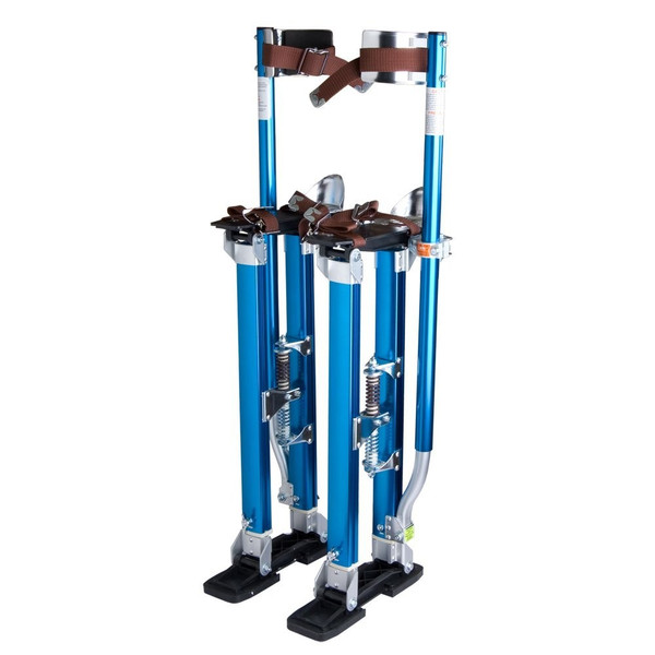 アルミニウム Drywall Stilts ツール Stilt For Painting Painter 24”-40” インチ - Blue