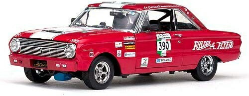 SunStar 1963 ford ジェラルド・r・フォード Falcon Hard Top Racing Jon Lecarner #390 1/18 red 赤 レ