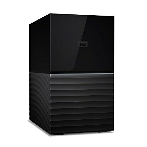 WD 20結核症 My Book Duo Desktop RAID External Hard Drive - USB 3.1 - WDBFBE0200JBK-NESN