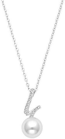 スワロフスキー SWAROVSKI シャンデリヤ 首飾り GABRIELLA PENDANT PEARL 白いこと×しろがね色 5408430