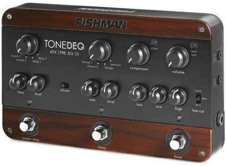 fishman ToneDEQ プリアンプ Fishman ToneDEQ Acoustic Instrument Preamp w/ Effects, Power