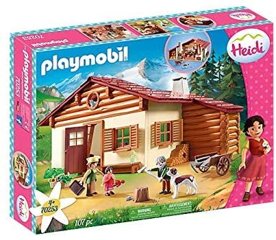 プレイモービル playmobil『アルプスの少女ハイジ』ハイジとおんじの山小屋 70253画像