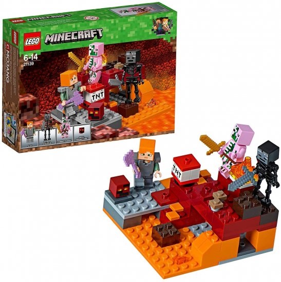 Lego Minecraft The Nether Fight レゴ マインクラフトザネーザーファイト Earthkitchen Ph