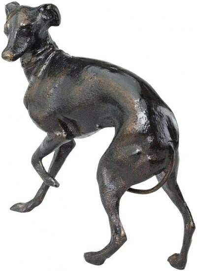 デザイン・トスカノ製 忠実なホイッペット犬 リアルな鋳鉄鋳造風 彫刻 彫像/ Design Toscano The Loyal W