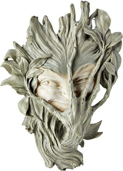 Design Toscano Bashful Wood Sprite Wall Sculpture