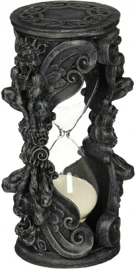 Design Toscano Gothic Grains of Time Gargoyle Hourglass