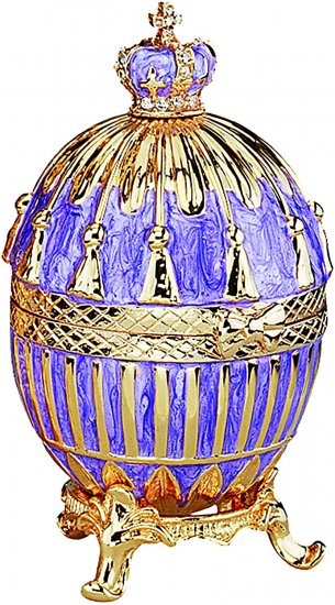 (Tassel) - Design Toscano Faberge Style Tassel Enamelled Egg