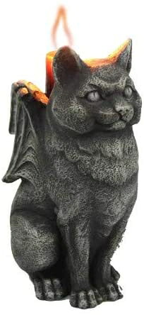 Pacific Giftware キャットストーン ガーゴイルキャンドルホルダー コレクターズフィギュア 高さ5in