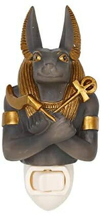 Pacific Giftware 古代エジプト・アラブ共和国 アヌビス アンダー世界の神 かざり付ける壁ナイト爵ともし火
