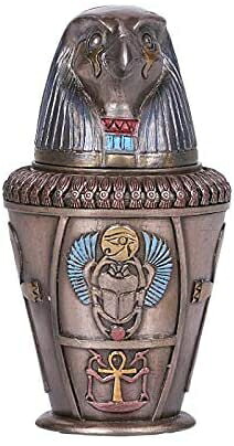 Pacific Giftware 古代エジプト・アラブ共和国 Qebehseneuf キャノピック ジャー ホームインテリア
