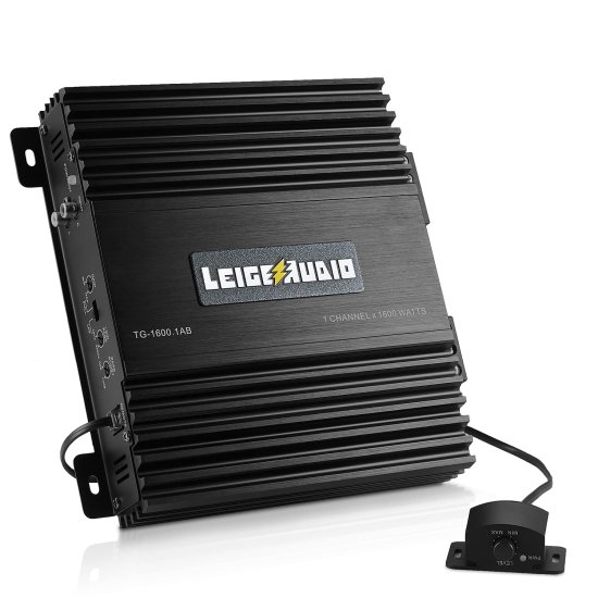 LEIGESAUDIO 1600W モノブロック アンプ, Class A B, Remote サブウーファー Control, Mosfet Power Supply, サブウーファー アンプs for カーオーデ