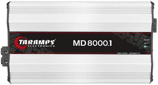 バーゲン! Taramps TARAMPS MD8000.1 タランプス 1 1Ω MD8000.1 外向き