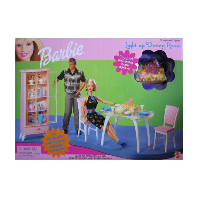Barbie バービーライトアップダイニングルームプレイセット（1999）
