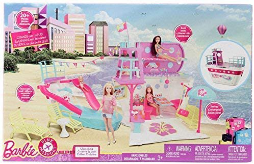 Barbie Mattel バービー Pink Passport Cruise Ship Play仕掛ける