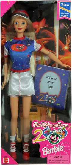 Barbie マテルウォルトディズニーワールド2000ブロンドバービー