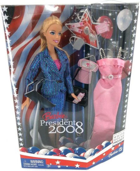 Barbie 2008年のファッションドールブロンド大統領のバービー｜ワールドセレクトショップ