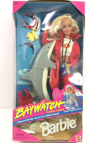 Barbie Baywatch バービー Doll with Dolphin＆Accessories 1994