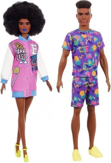 Barbie バービー＆ケンダークスキン＆ヘアファンキーファッショニスタドールバンドル - それぞれのバービーとそれぞれのケン人形が含まれています｜ワールドセレクトショップ