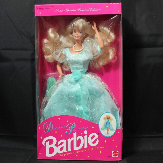 Barbie Mattel バービー Sears Special Limited Edition Dream Princess NRFB、＃2306、見つけるのは難しい