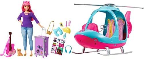 Barbie バービー旅行ヘリコプターとバービーデイジートラベルドール