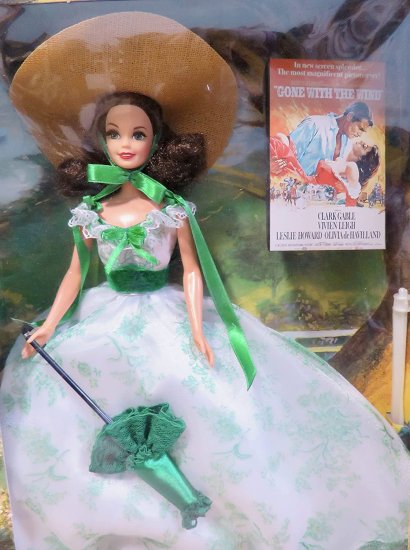 Barbie スカーレット・オハラがウィルケのバーベキューで風と一緒に