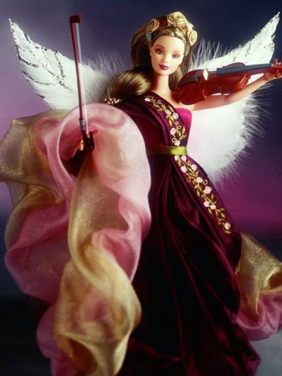 Barbie 音楽コレクションのマテルバービーエンジェルスハートストリングエンジェルドール