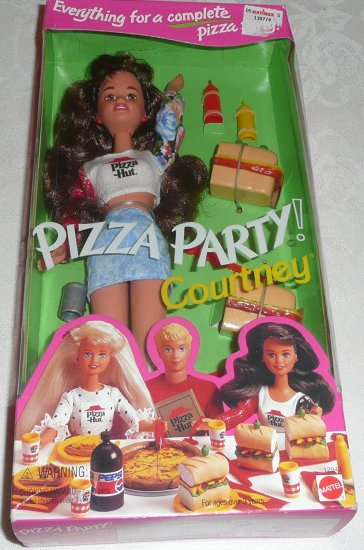 Barbie バービー - ピザパーティーコートニードール - ピザハット1994マテル